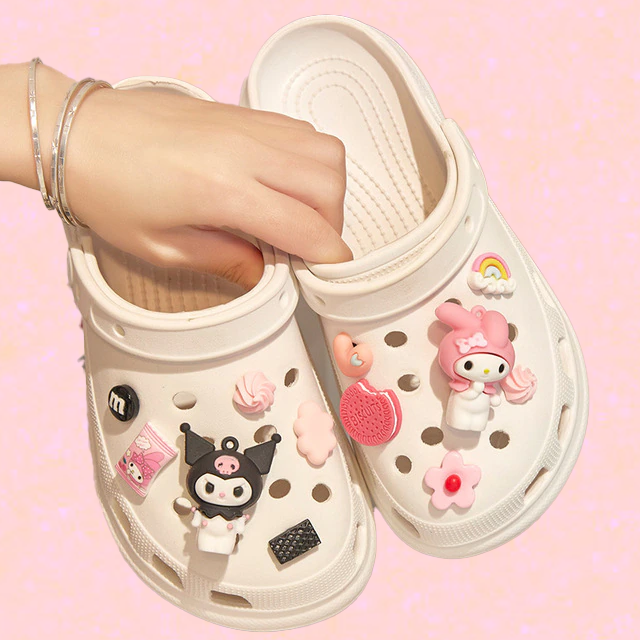 Hello Kitty Kuromi and Melody Shoe Charms
