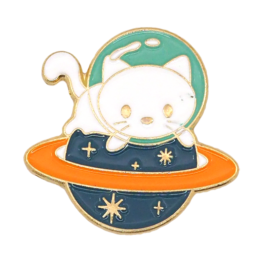 Space Cat Enamel Pin