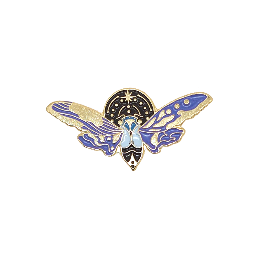 Nirvana Moth Enamel Pin