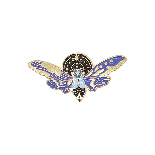 Nirvana Moth Enamel Pin