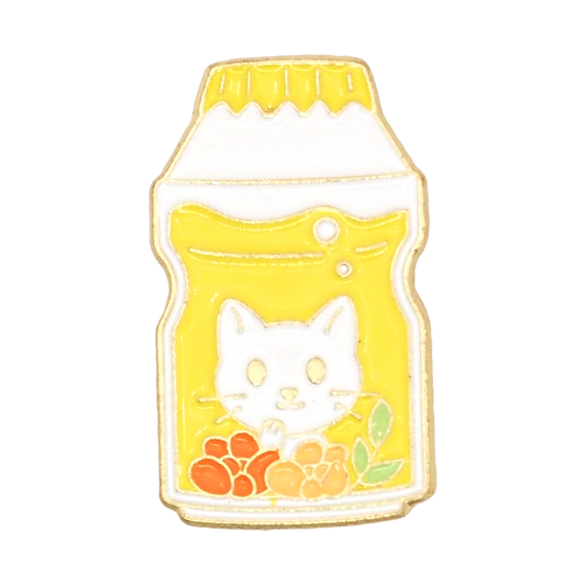 Bottled Mischief Enamel Cat Pin