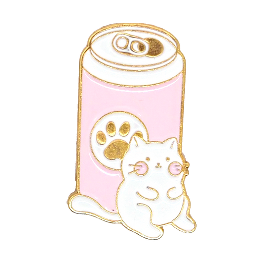 Cat-A Cola Enamel Pin